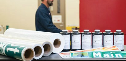 Digital traffic sign printing products
