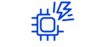 Icono de un microchip afectado por una descarga electostática.
