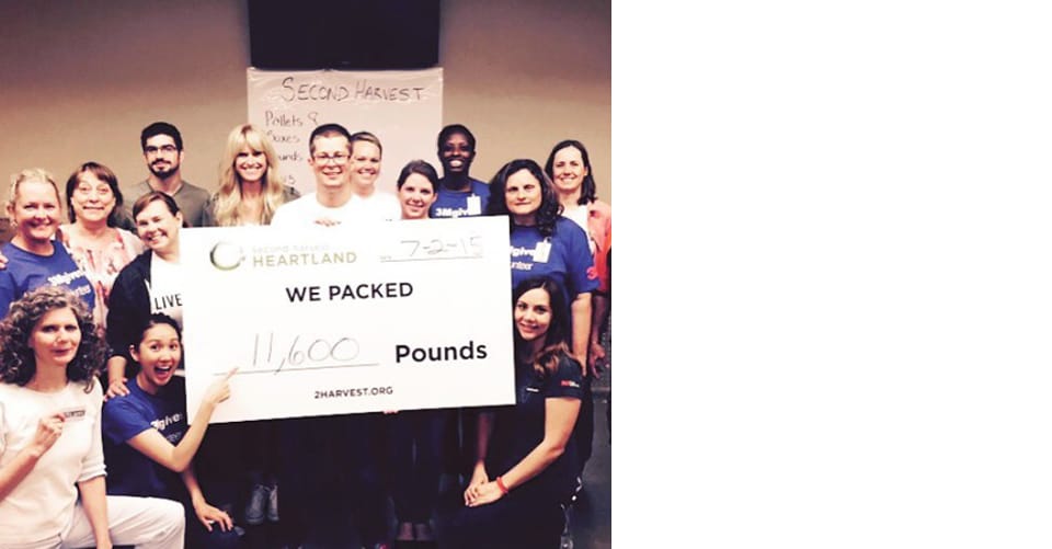 3M Corporate Communications volunteers at Second Harvest Heartland.