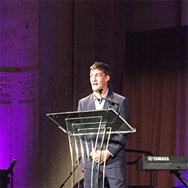 Matt Ladhoff shares at a recent DoSomething.org event, celebrating how 3M is committed to getting kids interested in STEM.