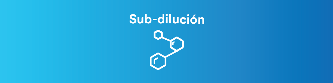 under-dilution text with a chemical icon
