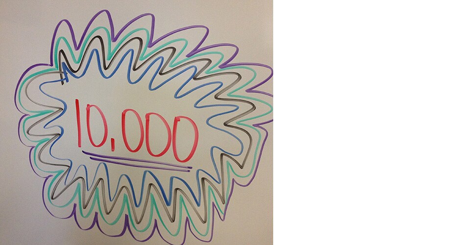 Celebrating the 10,000th tour of the 3M Innovation Center in St. Paul, MN.