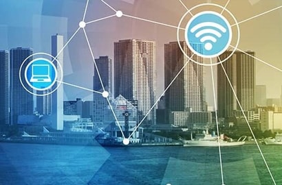 Mostrando una red de conectividad entre dispositivos.