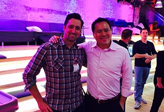 Jeff Stender with Jeremiah Owyang, founder of Crowd Companies.