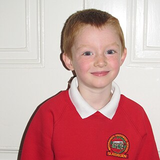 Andrew, a student at Brennand&rsquo;s Endowed Primary School