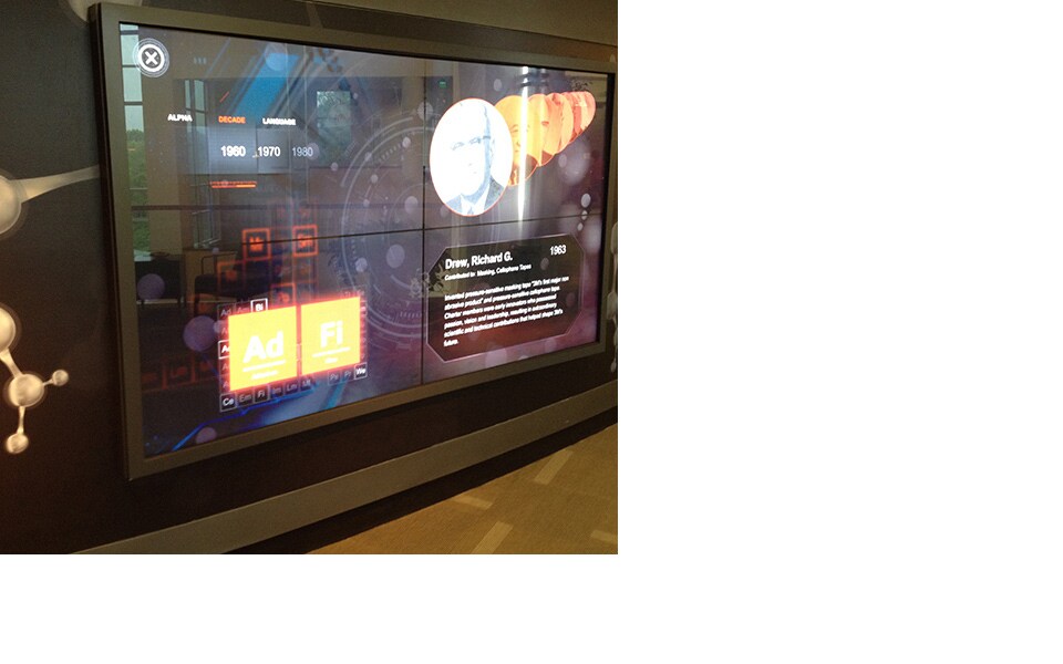 Display about 3M’s Carlton Society members in the Innovation Center in St. Paul, Minnesota.