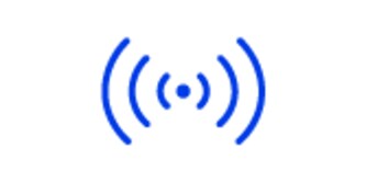 Icono de una onda de radio.

