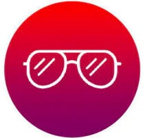 icono de gafas de sol
